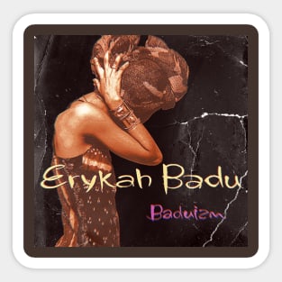 Baduizm Distressed Vintage Sticker